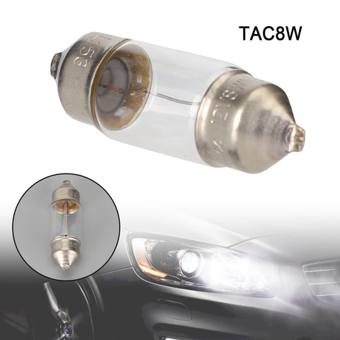 TOSHIBA TAC8W Car Auxiliary Bulbs 31MM C8W 12V8W Festoon Lamp Generic