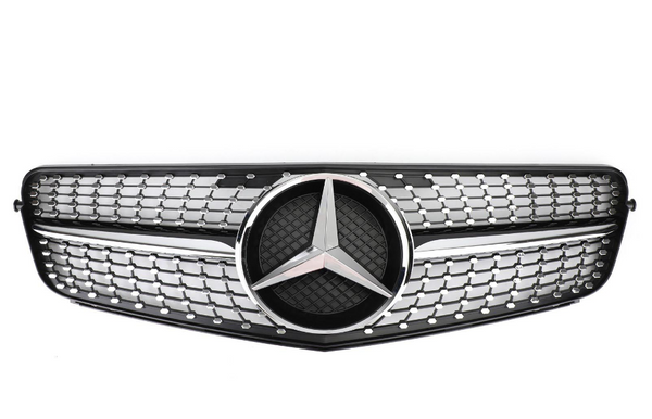 2008-2014 Mercedes-Benz C-Class Diamond Style Front Grille