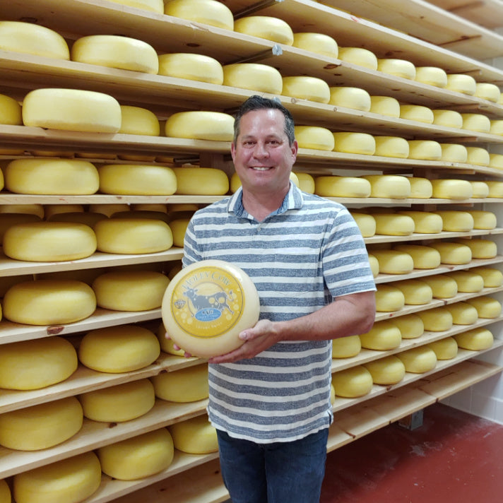 cheese wall at Central Coast Creamery