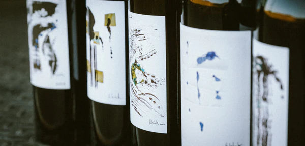 Emercy Wines in a row showing labels