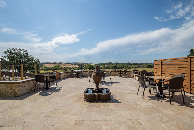 Al Lago beautiful patio with view of Paso Robles