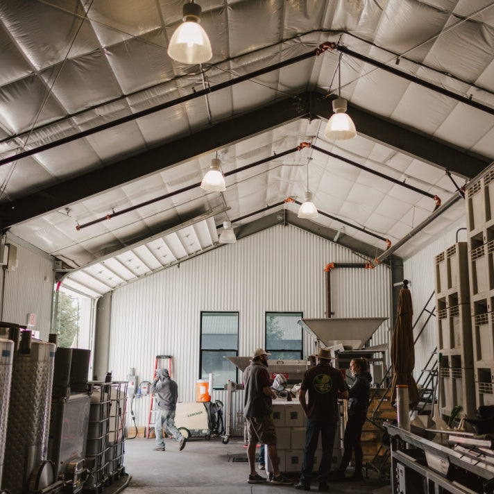 warehouse of Jacob Toft wines