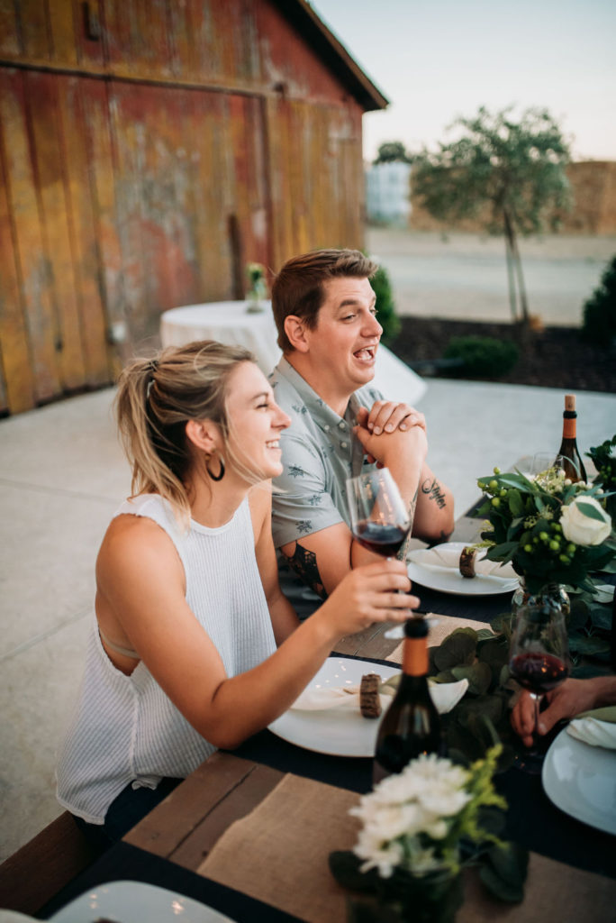 La Perdignus winemakers Emma Lyon and Zack Geers