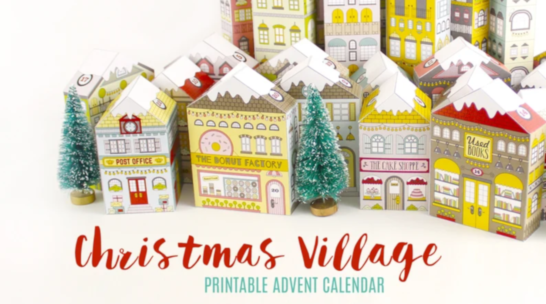 Little Llama Shoppe printable advent calendar