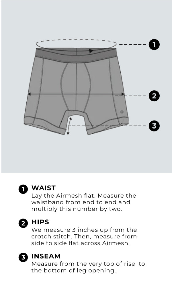 Size Chart - AirMesh