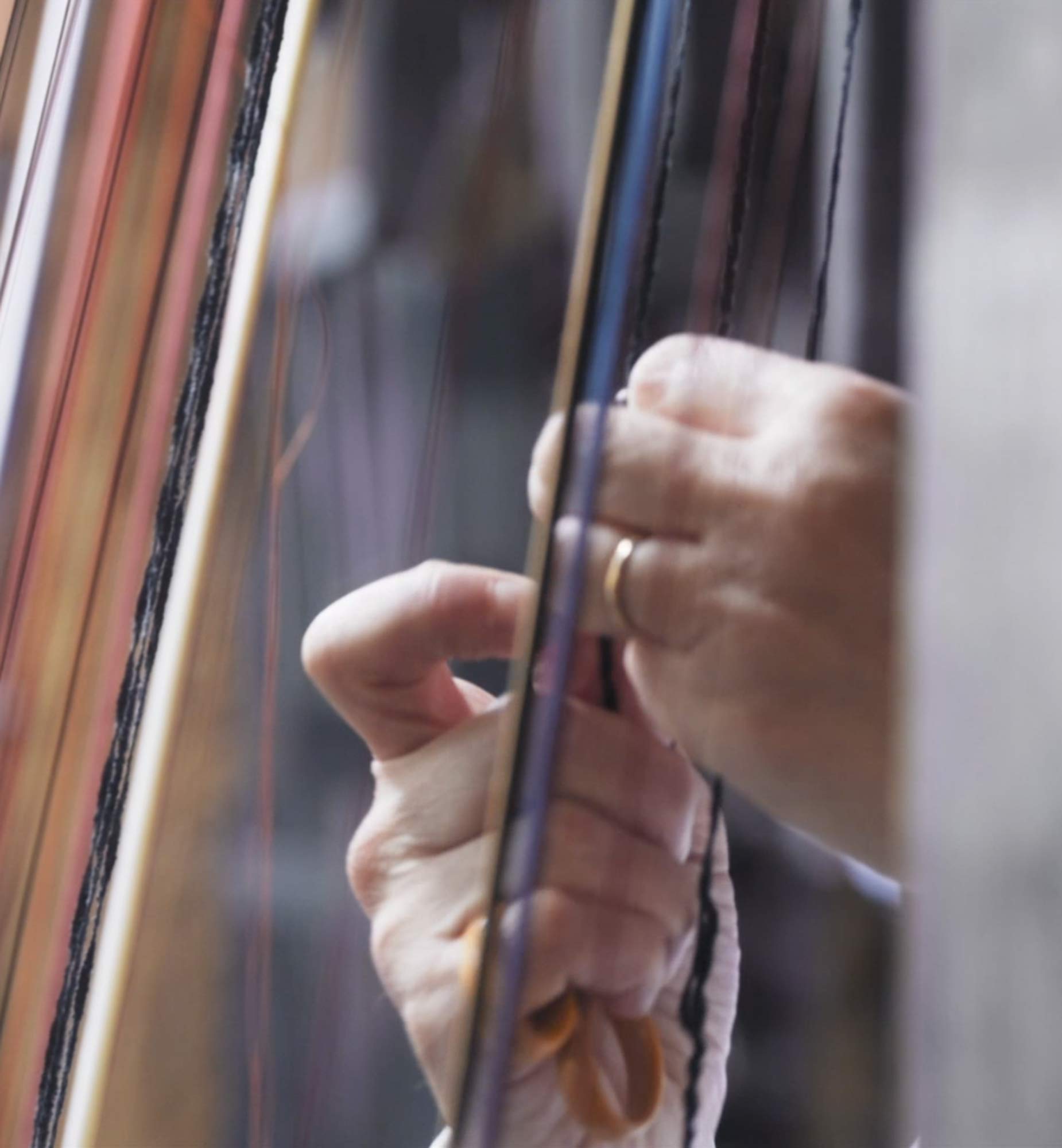 hands weaving in a workshop