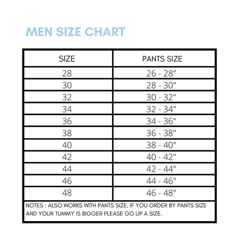 Size Chart – SqueezMeSkinny