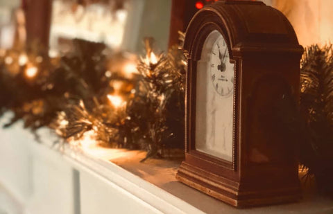 Horloge décoration de noel