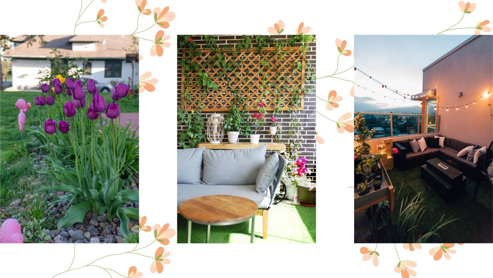 Inspi décoration balcon ou terrasse fleuris pour le printemps