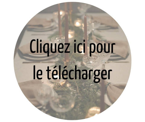 Lien téléchargement e-book inspi déco centre de table de Noël