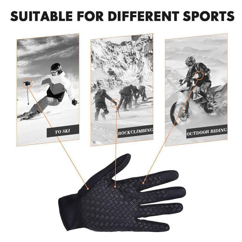 warm thermal gloves cycling running driving gloves