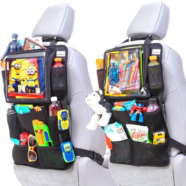 Car Backseat Organizer With Touch Screen Tablet Holder Storage Pockets Car  Seat Back Protectors For Kids Toddlers