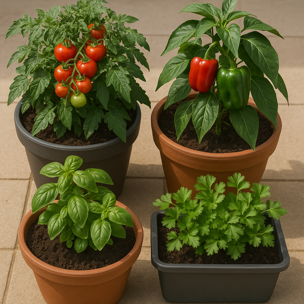 Container vegetable gardening