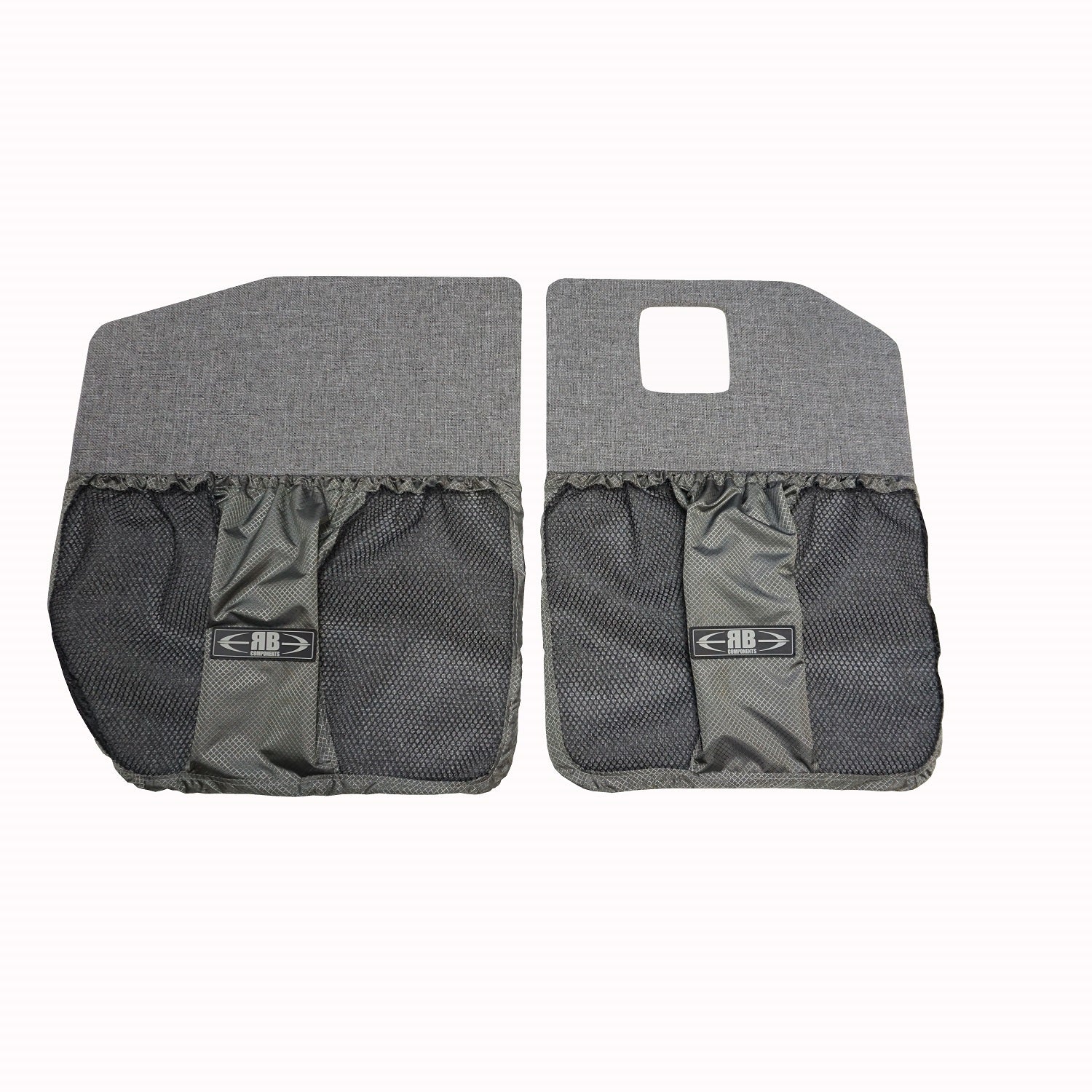 2019+ Sprinter Van Rear Door Lower Stuff Bag Kit - w/Graphite Upholstered Panels