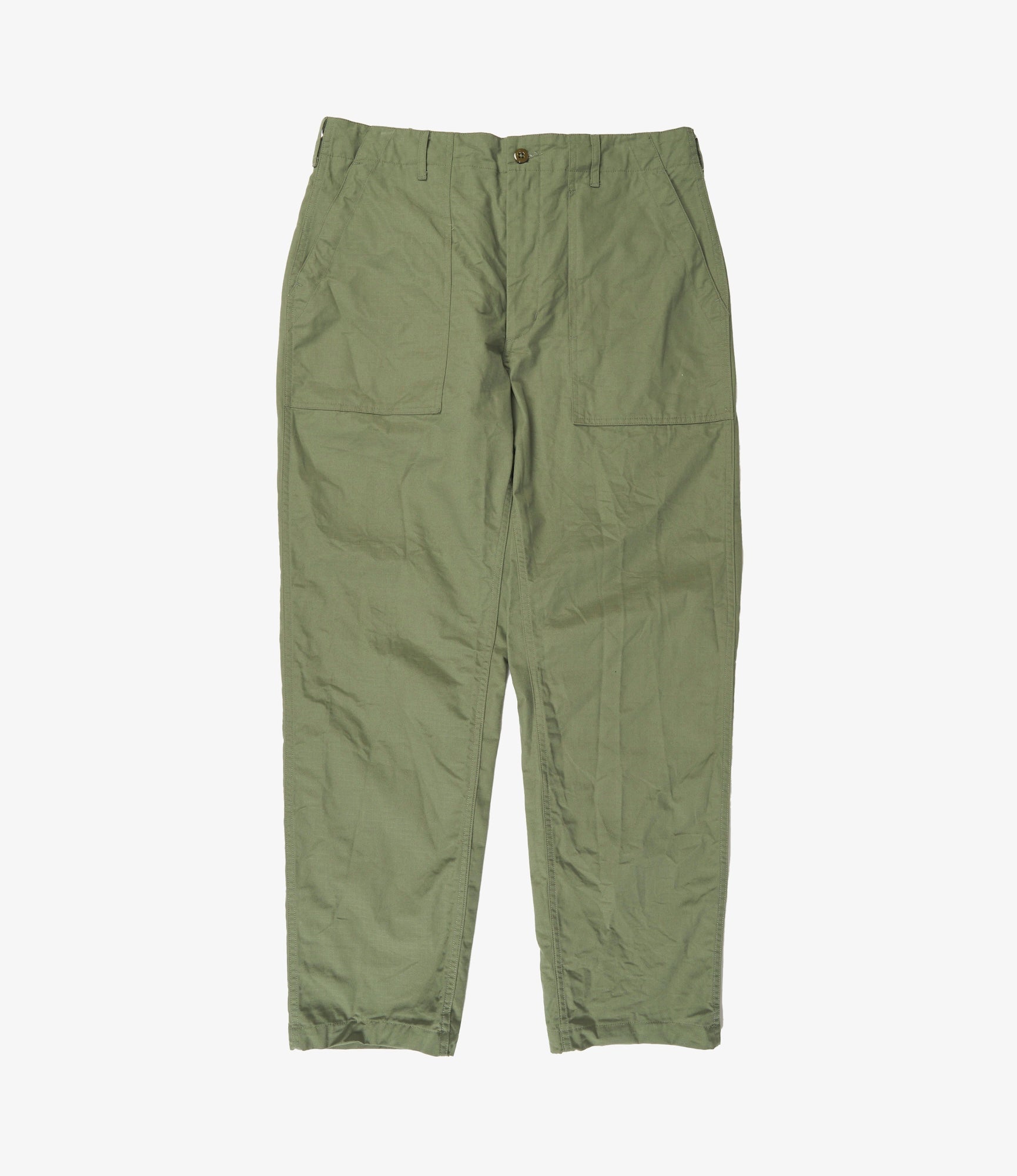 Engineered Garments Fatigue Short - Olive Cotton Ripstop