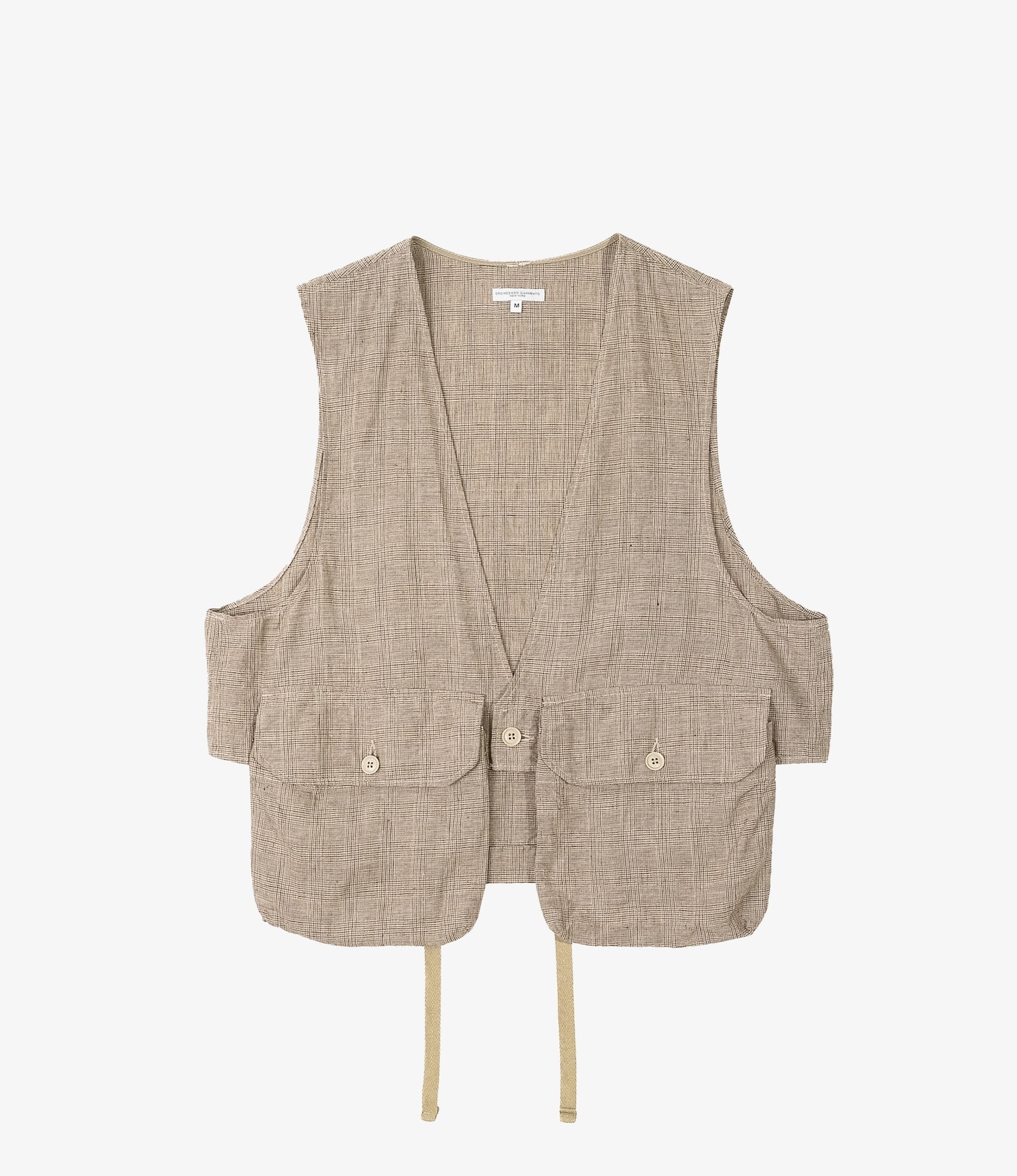 Engineered Garments Fowl Vest - Olive Cotton Ripstop | Nepenthes 