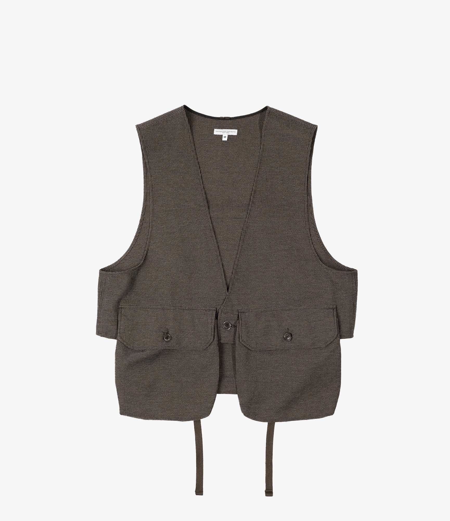Engineered Garments Fowl Vest - Olive Cotton Ripstop | Nepenthes 