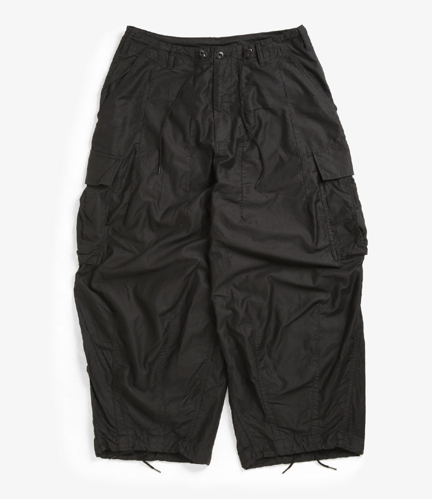 Needles H.D. Pant - Fatigue - Black | Nepenthes London