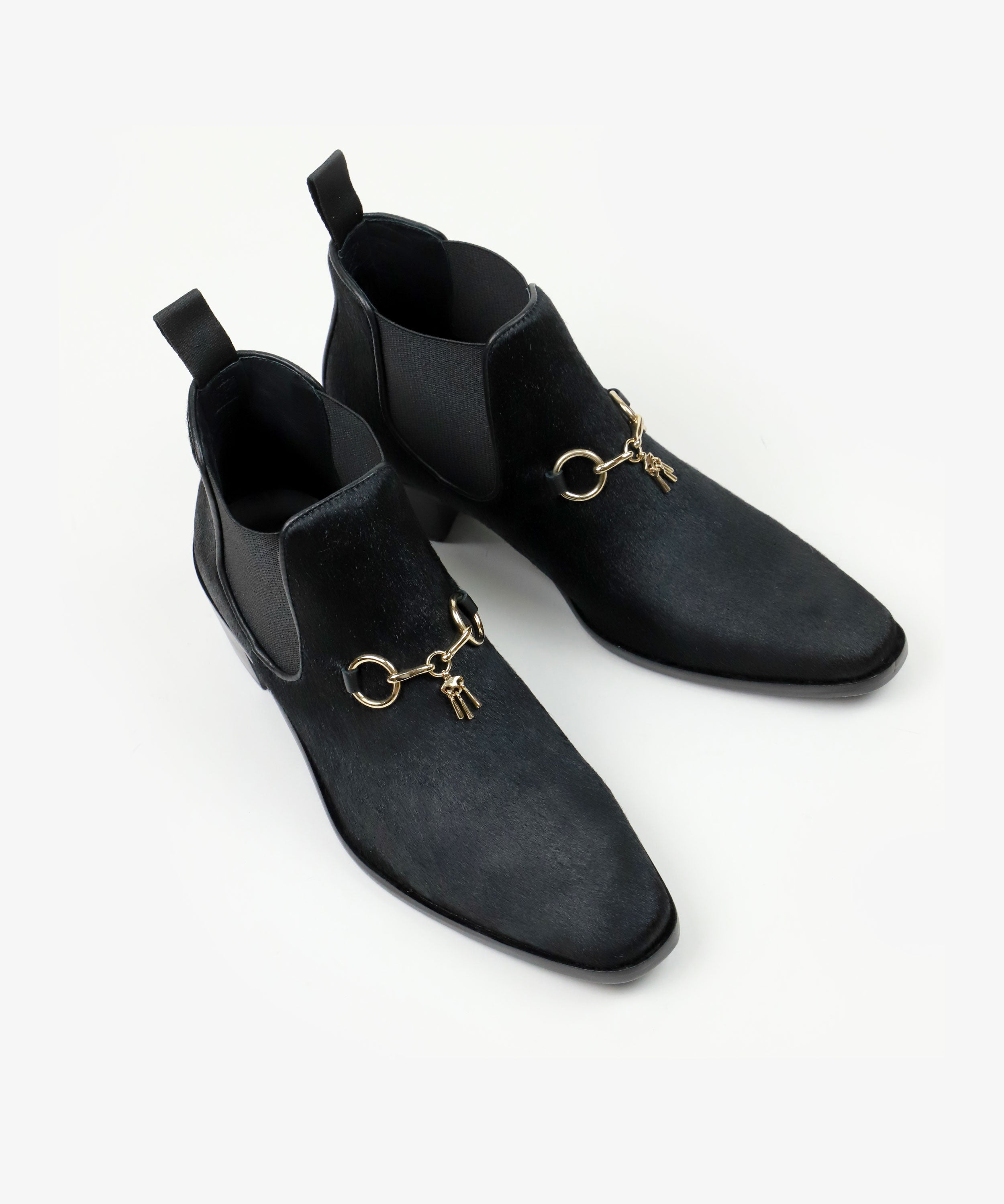 Needles : Heeled Chelsea Bit Boot - Black | Nepenthes London