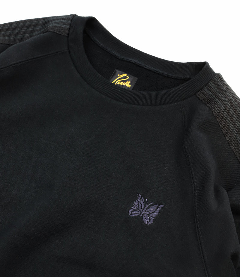 Needles x Nepenthes London Exclusive - Track Crew Neck Shirt - Black
