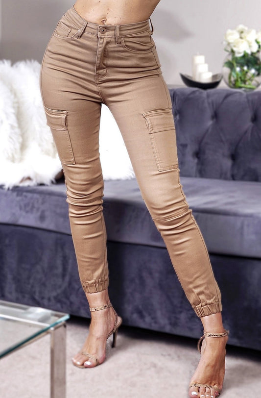 VIGOREUX LEATHER FLARE PANTS – Cozzi Couture