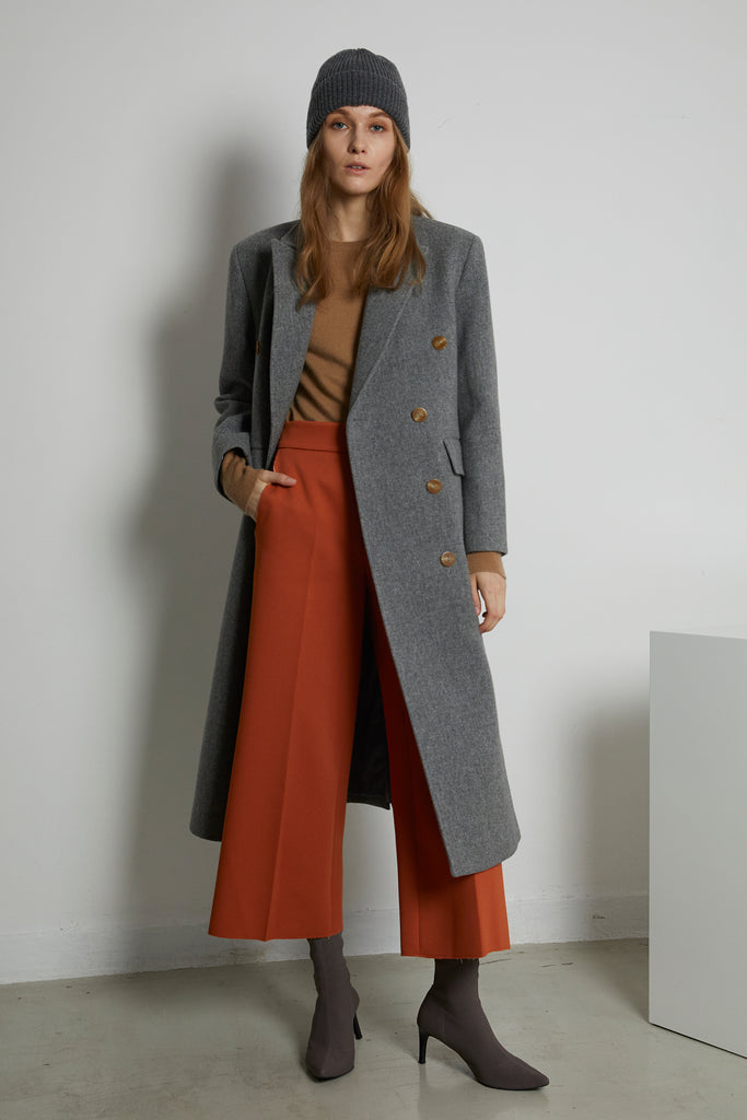 Antonio vattev 20aw wool panel coat