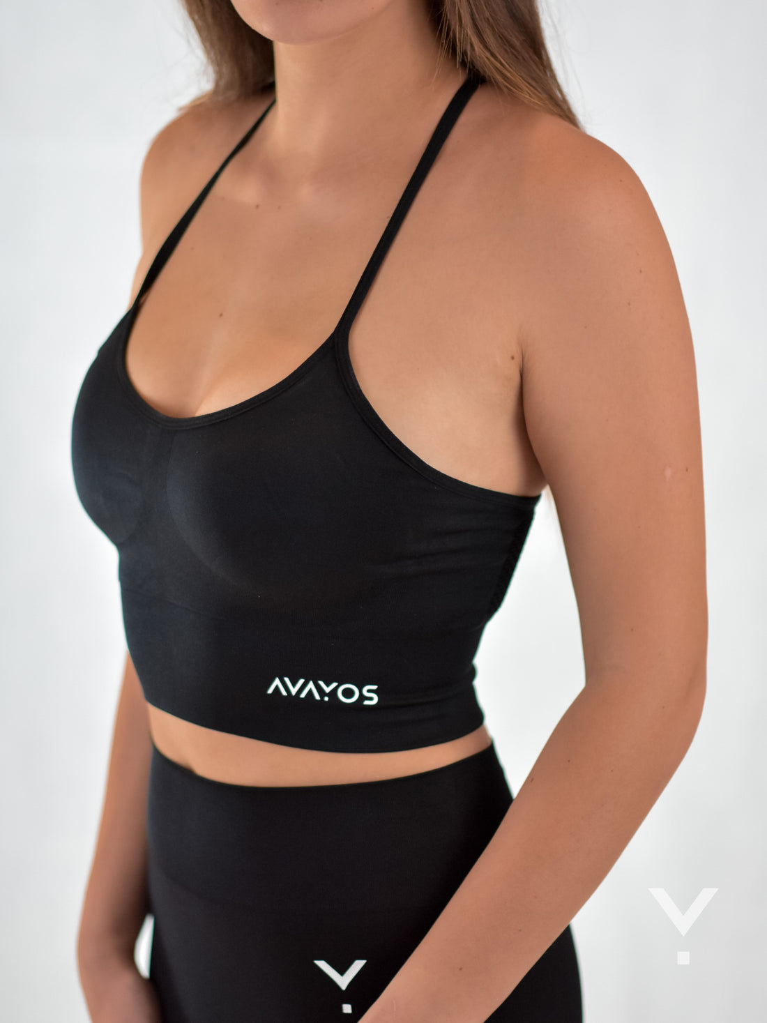 Momentum Ribbed Sports Bra - Black