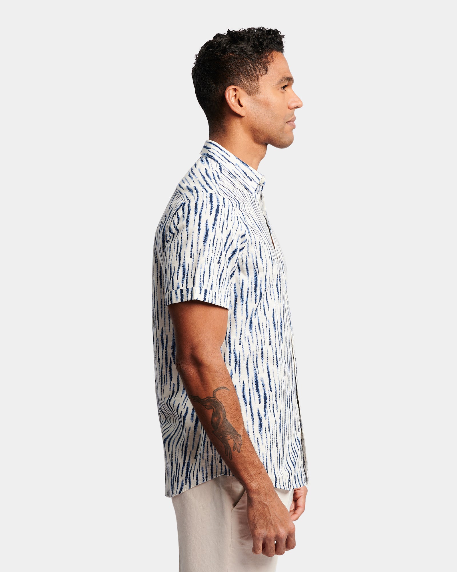 Dye Print Casual Shirt