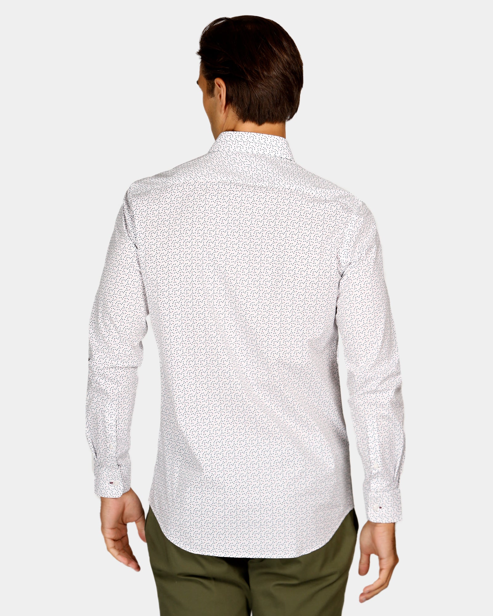 Abstract Print Reg Fit Business Shirt