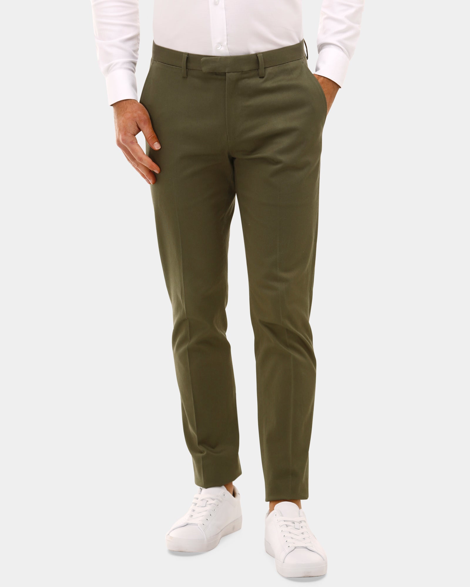 Cotton Stretch Tailored Chino