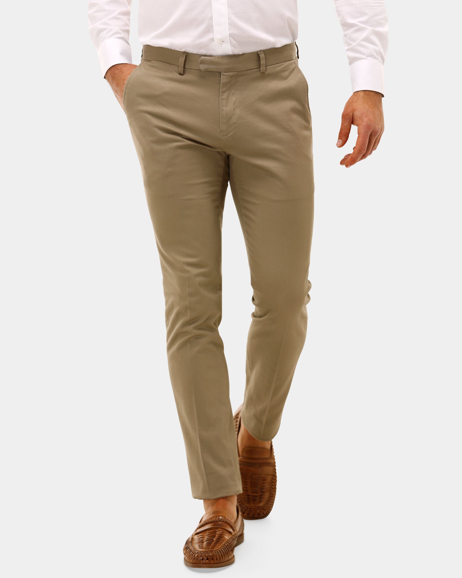 Cotton Stretch Tailored Chino