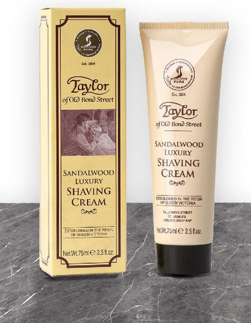 Sandalwood Taylor of Street Shaving Bond Cream Old