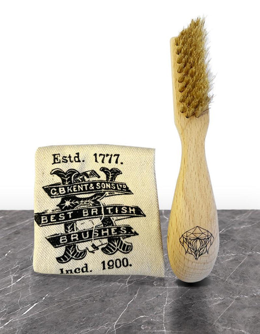 Mens Boar Bristle Hair Brush Natural Wooden Club Style Brush For Men  Styling☆