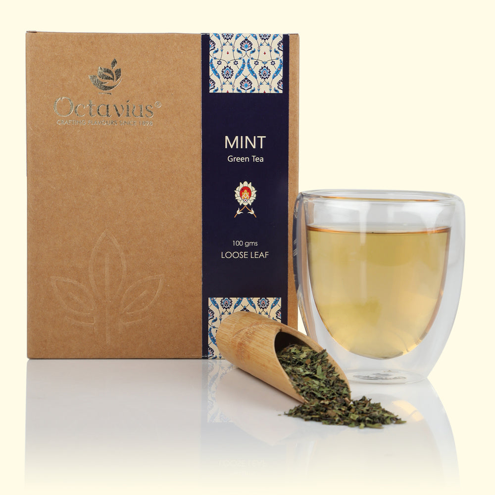 Buy Octavius Jasmine Green Tea Loose Leaf | Craft Paper Box