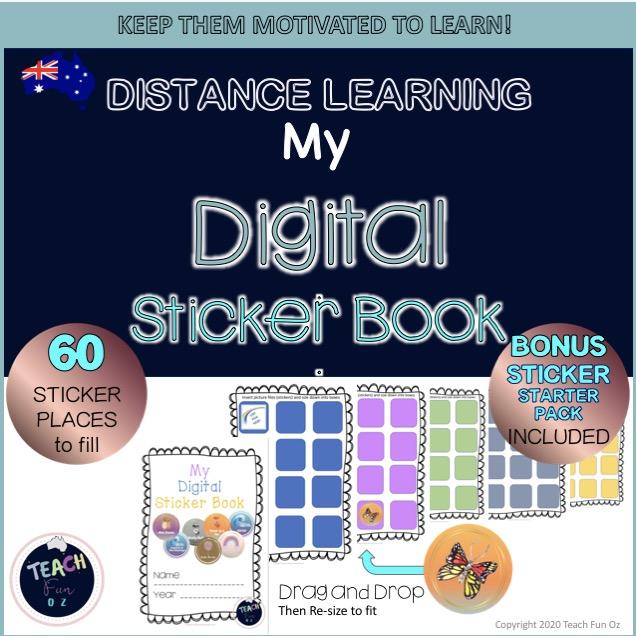 digital sticker book for students