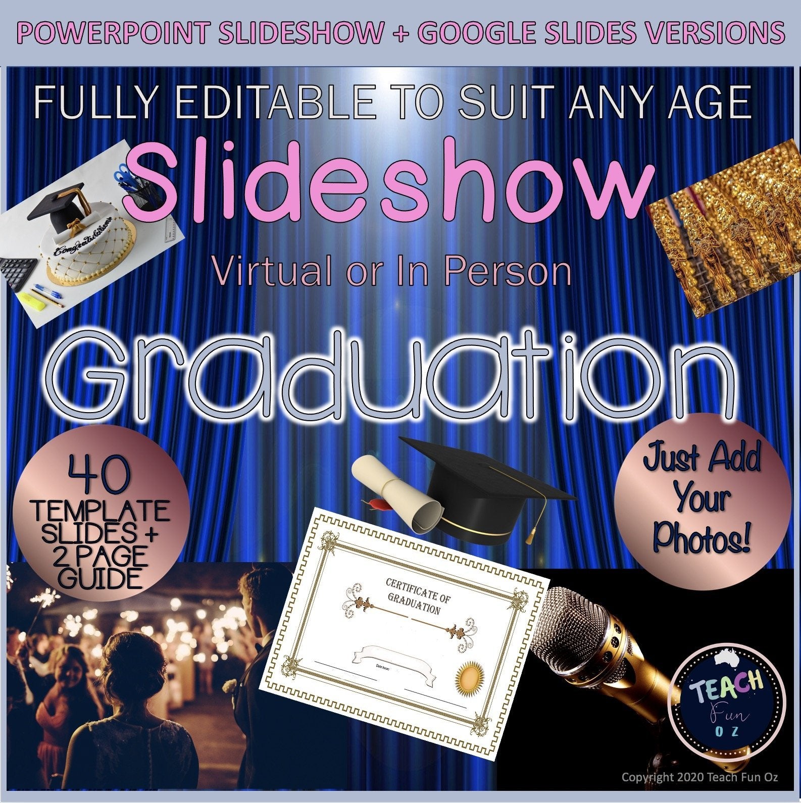 Graduation Ceremony Slideshow Digital Formal End of Year Awards Year 6