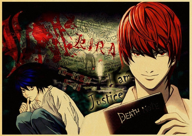Death Note Poster for Wall Decoration – BAIDAY
