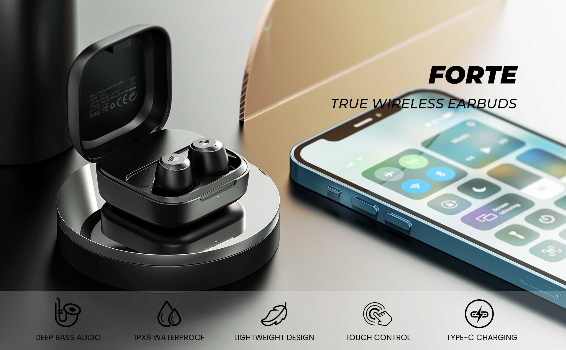  Forte true Wireless Earbuds