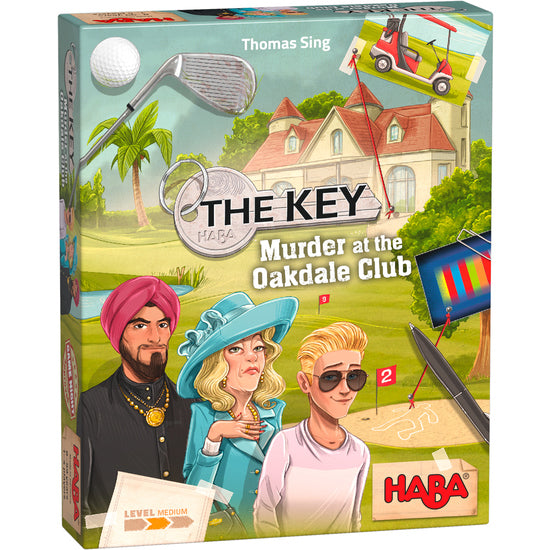 Joc HABA The Key – Crima la Oakdale Club - Murder at Oakdale Club