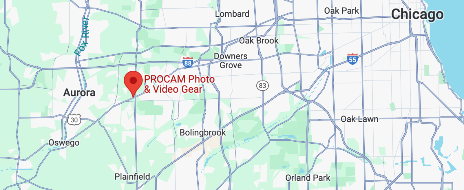 PROCAM CHICAGO  AURORA, IL – PROCAM Photo & Video Gear