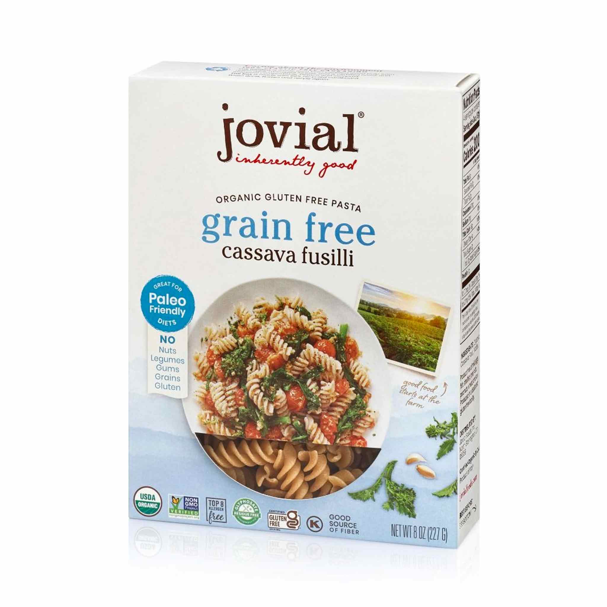 Jovial Organic Grain Free Cassava Fusilli, 227g – Rise Market