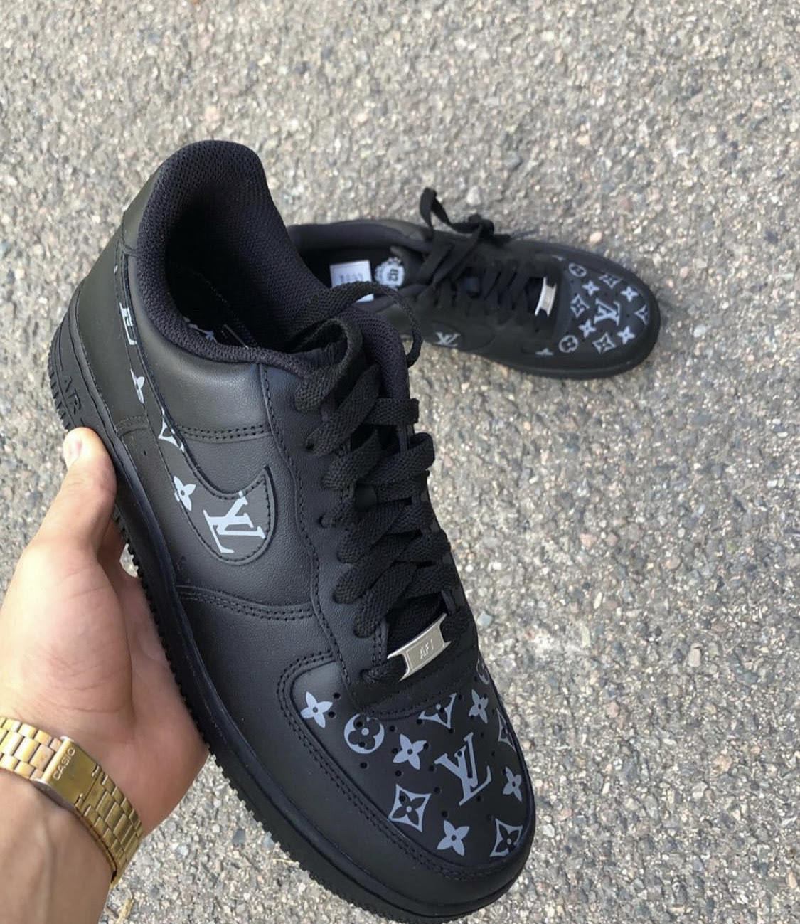 black custom af1