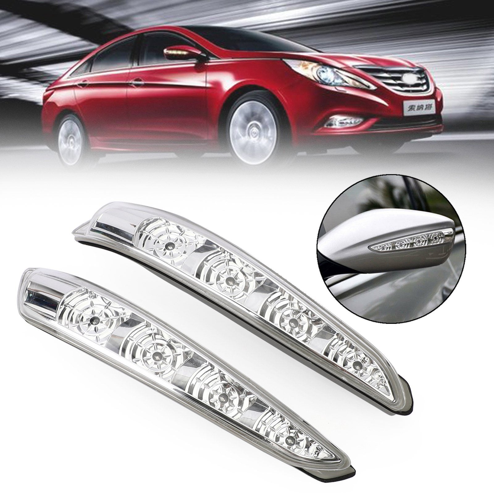 日本最大の Turn Signal Lamp ヒュンダイソナタ2011-2014の右側ミラーライトターンシグナルライトランプ Right Side  Mirror Light For Hyundai Sonata 2011-2014