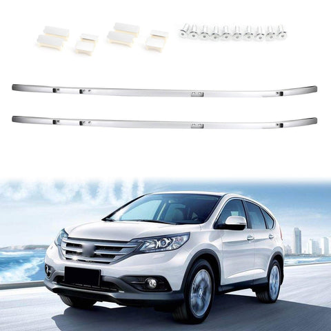 Paar silberne Aluminium-Dachträgerschienen passend für Honda CRV CR-V 2017 2018 2019 2020 Generic