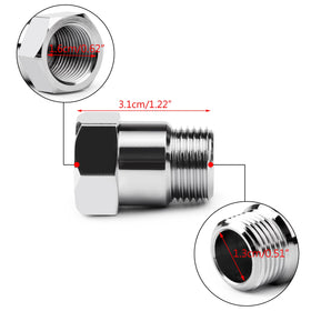 USSIGN 2Pcs M18x1.5 O2 Extension Extender Spacer Adapter