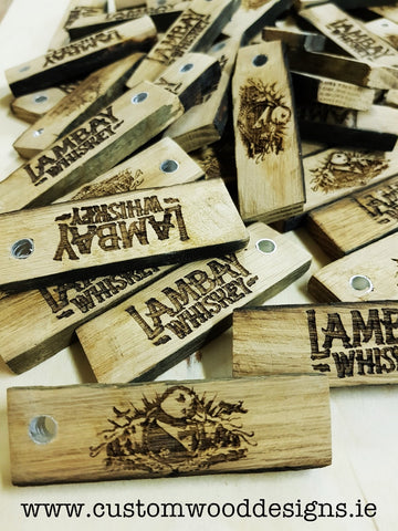 Engraved Kyring lambay  Kerry gold branding promotional laser engraving dublin sign maker logos Commercial furniture ireland joinery woodworking dubl;in uv printing custom made custom wood designs ie greenogue woodworking kitchen wood timber signage (8)