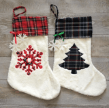 Retro Christmas Stocking - Tututally Cute Custom Creations 