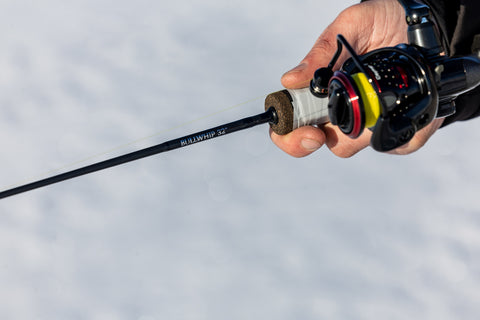 TUCR23 Mille Lacs The Two Best Panfish Ice Fishing Rods: Tuned Up Custom Rods Precision Noodle vs. Bullwhip