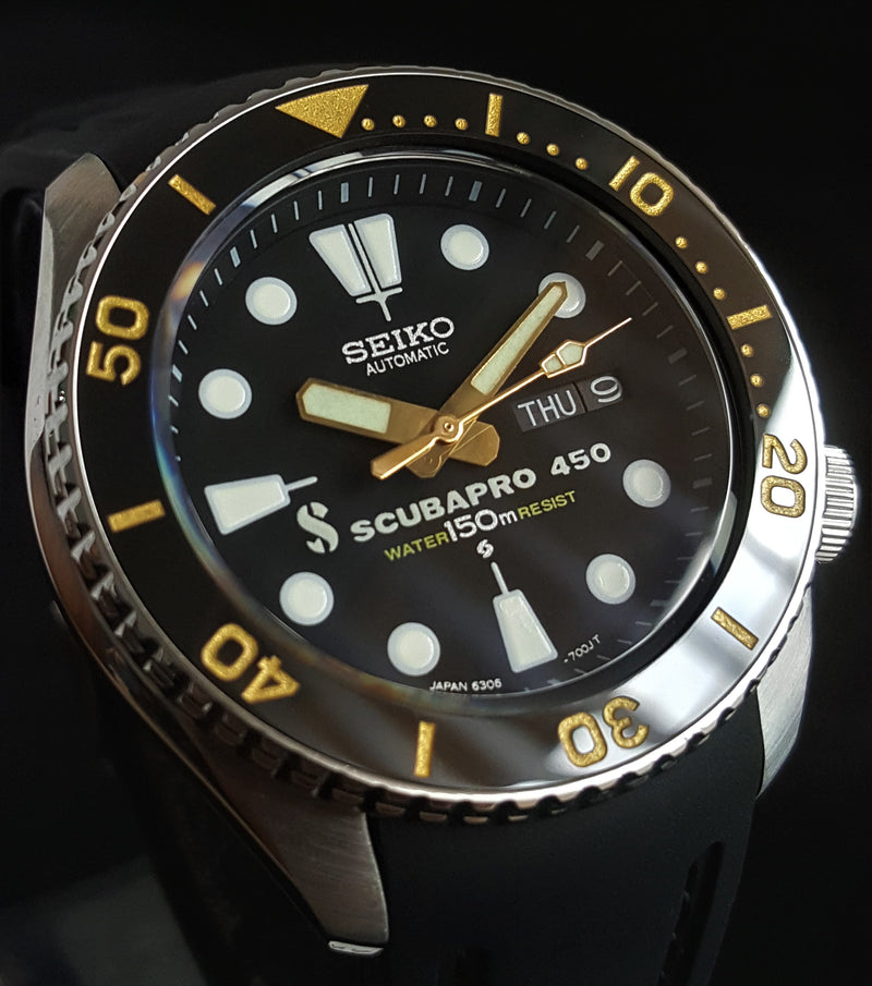 Bespoke Custom Build SKX007 Divers Watch Seiko NH36 MOVEMENT 'JPS MOD' –  Watch Tomb Company Ltd