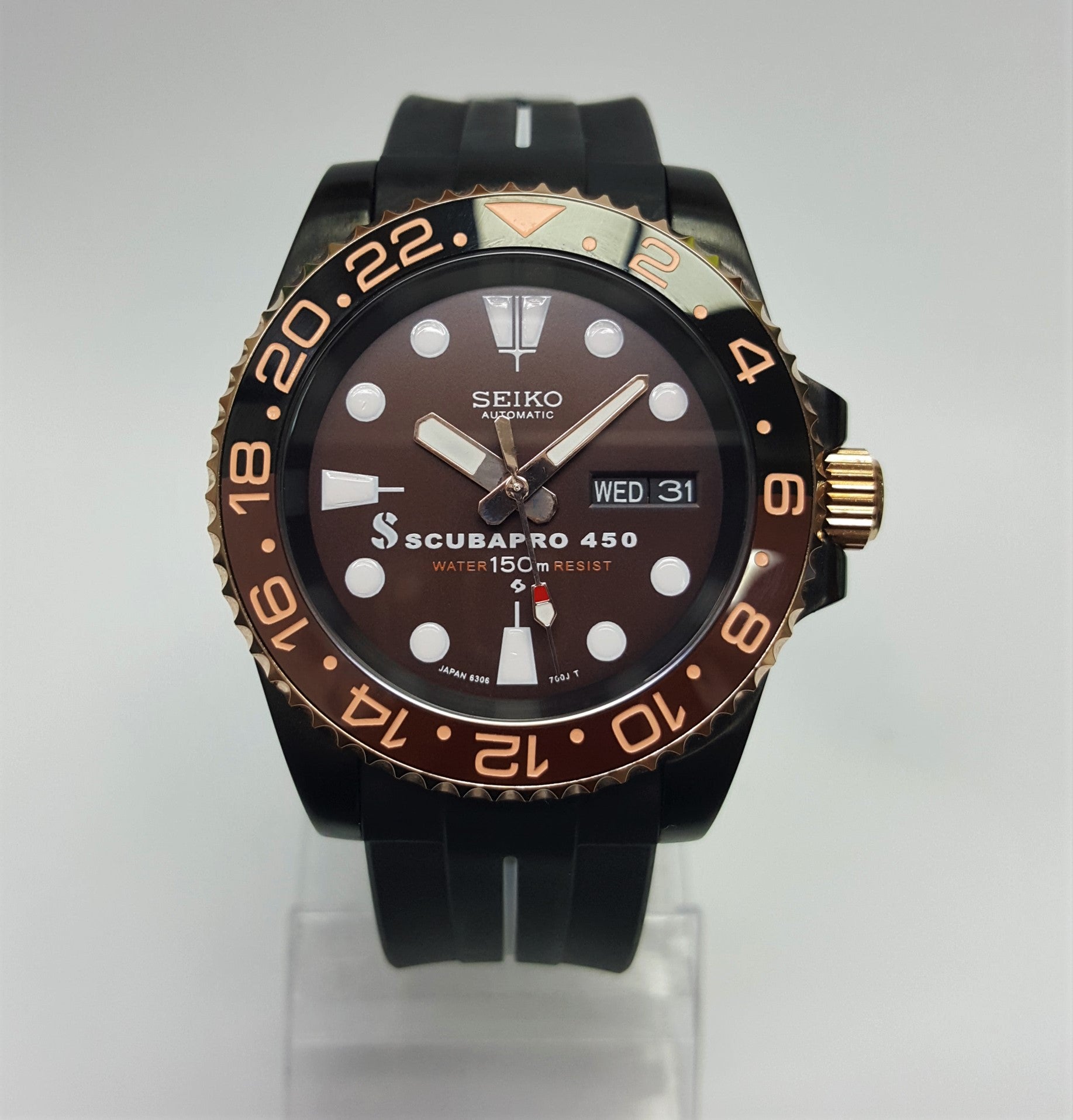 Custom Build SKX007 Divers Watch Seiko NH36 Automatic 'ROOT BEER MOD' –  Watch Tomb Company Ltd